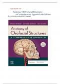 Test Bank for Anatomy of Orofacial Structures 8th Edition by Brand&comma; All Chapters&vert;&vert; Newest Edition