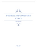 Samenvatting Business and Consumer Ethics (Karl Verstrynge)