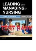 Leading and Managing in Nursing 7th Edition Yoder-Wise Test Bank.