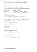 samenvatting fysica miv wiskunde: 1e orde differentiaal