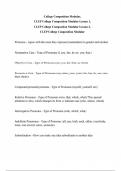 College Composition Modular&comma; CLEP College Composition Modular Lesson 1&comma; CLEP College Composition Modular Lesson 2&comma; CLEP College Composition Modular
