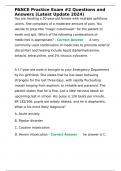 PANCE Practice Exam &num;2 Questions and Answers &lpar;Latest Update 2024&rpar;