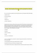 OB Exam 1 NCLEX-Questions And Answers 100&percnt; Guaranteed Pass&excl; 2024-2025  A&plus; 