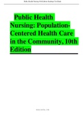 Public Health Nursing: Population-Centered Health Care in the Community, 10th Edition