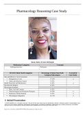  Pharmacology Reasoning Case Study; Susan Jones is a 42-year-old African-American female with a past medical history of diabetes mellitus type II. Fall 2021/20229( A+ COMPLETE SOLUTION VERIFIED)