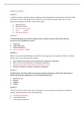 Excelsior CollegeNUR 212NUR 212 Exam 2 final exam complete solution question and answers