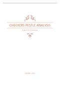Checkers PESTLE Analysis (IEB Grade 12 Level)