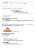 Management hoofdstuk 1 inleiding tot management en organisaties