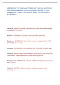 NSG 530&sol;NSG 530 EXAM 1 LATEST 2024 WITH ACTUAL QUESTIONS  AND CORRECT VERIFIED ANSWERS&sol;ALREADY GRADED A&plus; 100&percnt;  GUARANTEED TO PASS CONCEPTS&lpar;ALL WHAT YOU NEED&rpar; LATEST  EDITION 2024