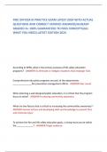FIRE OFFICER III PRACTICE EXAM LATEST 2024 WITH ACTUAL  QUESTIONS AND CORRECT VERIFIED ANSWERS&sol;ALREADY  GRADED A&plus; 100&percnt; GUARANTEED TO PASS CONCEPTS&lpar;ALL  WHAT YOU NEED&rpar; LATEST EDITION 2024 