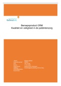 Beroepsproduct OWE 12 CRM inclusief kennisclip&excl;