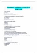 Edelmen's SPI Exam Review 2024 GRADED A