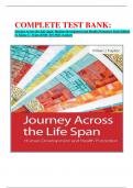 COMPLETE TEST BANK&colon; Journey Across the Life Span&colon; Human Development and Health Promotion Sixth Edition by Elaine U&period; Polan RNBC MS PhD &lpar;Author&rpar;
