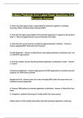 Indiana Pesticide Core Latest Exam Questions And Accurate Answers