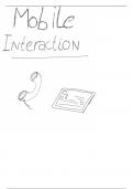 Mobile Interaction &vert; HCI &vert; Lectures Summary 