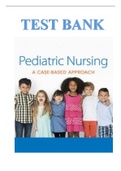 TEST BANK FOR PEDIATRIC NURSING A CASE-BASED APPROACH 1ST EDITION TAGHER KNAPP