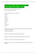 QSEN&sol;Exam Two Questions And Quality Solutions 2024&sol;25