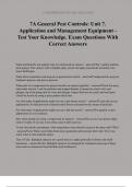 7A General Pest Controls&colon; Unit 7&period; Application and Management Equipment - Test Your Knowledge&period; Exam Questions With Correct Answers