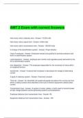 AMT 2 Exam with correct Answers