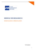 Module neurologie II: hoorcolleges en werkcolleges