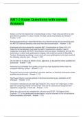 AMT-2 Exam Questions with correct Answers 100&percnt;