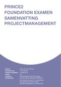 PRINCE2 Projectmanagement Foundation Samenvatting (Zeer Compleet)