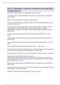 RCFE Component 2 Interview Questions Answered 100&percnt; Verified Answers&period;