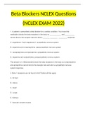 Beta Blockers NCLEX Questions &lpar;NCLEX EXAM 2022&rpar;