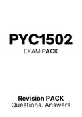 PYC1502 - EXAM PACK (2022) 