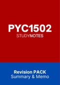 PYC1502 - Notes for Psychology In Society