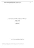 Advanced Practice Nursing Role of the Family Nurse Practitioner