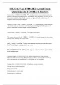 MEJO 137 Bundled Exam Questions and CORRECT Answers