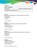 Commerce- Business Environment MCQs and Answers