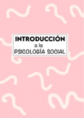 Apuntes completos Psicología social - UNED 1C