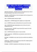 INSY 3303 UTA SCOTT JOHNSON CHAPTER 1-3 EXAM LATEST UPDATED