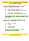 COMPREHENSIVE ATI Test Latest Update 2021&sol;2022 B&comma;&lpar; Q & As &rpar;100&percnt; CORRECT RATED A&plus;