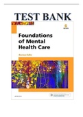 Test Bank for Foundations of Mental Health Care, 6th Edition by Morrison-Valfre