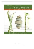 Test Bank for Psychology: Modules for Active Learning, 12th Edition, Dennis Coon, John O. Mitterer.