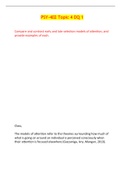 PSY-402 Topic 4 DQ 1