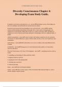 Diversity Consciousness Chapter 4&colon; Developing Exam Study Guide&period;