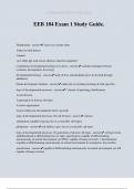 EEB 184 Exam 1 Study Guide&period;