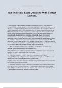 EEB 162 Final Exam Questions With Correct Answers&period;