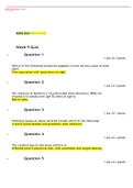 NURS 6531Week 9- Quiz AND CORRECCT ANSWERS GRADED A