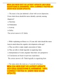 MDA 224 HESI EXIT V5 LATEST UPDATE 2021&sol;2022 QUESTIONS & ANSWERS  100&percnt; CORRECT RATED A&plus; &lpar;NEW HESI EXAM UPDATE&rpar;