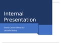 HCI 670 Topic 8 Assignment - Benchmark Internal Presentation