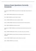 Science Exam Questions Correctly Answered&period;