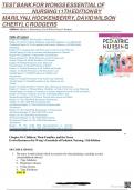 TEST BANK For- Wong&rsquo;s Essentials of Pediatric Nursing&comma; 11th Edition by Marilyn Hockenberry&comma; Cheryl Rodgers&comma; Verified Chapters 1 - 31&comma; Complete Newest Version foremost guide