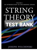 Exam (elaborations) TEST BANK FOR Polchinski's String Theory By Headri 