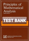 Exam (elaborations) TEST BANK FOR Principles of Mathematical Analysis  