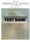 Exam (elaborations) TEST BANK FOR Probability & Statistics 